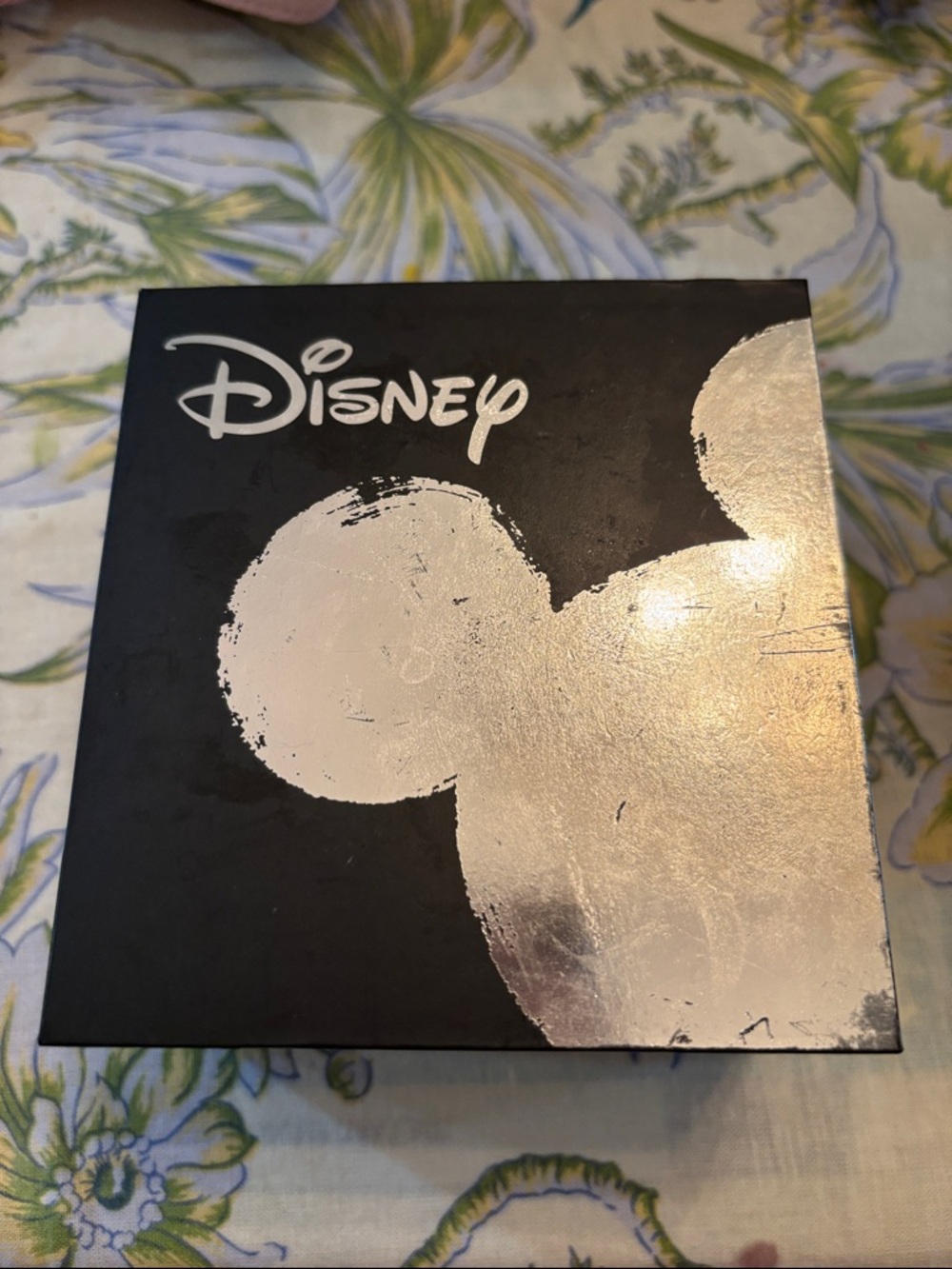 Disney Black Box with Silver Mickey Silhouette